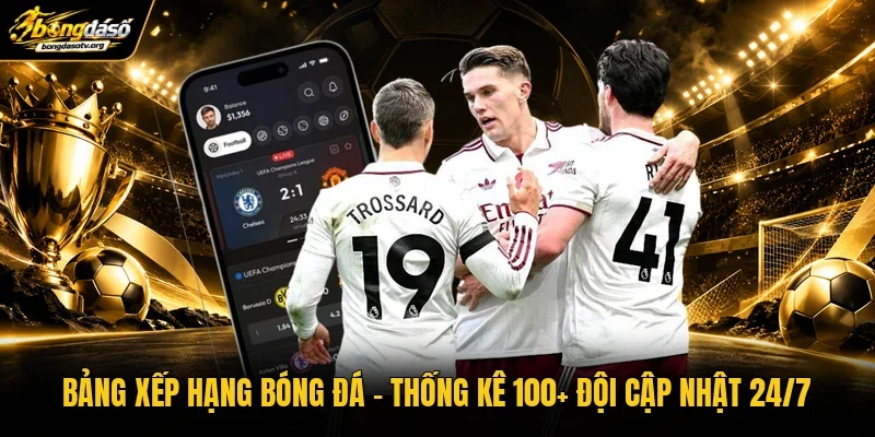 Bảng Xếp Hạng Bóng Đá | Thống Kê 100+ Đội Cập Nhật 24/7
