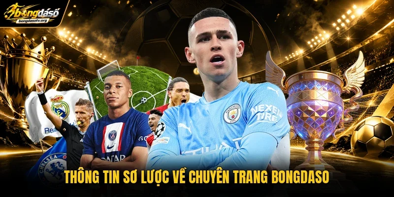 Thông tin sơ lược về chuyên trang BONGDASO Thông tin sơ lược về chuyên trang BONGDASO